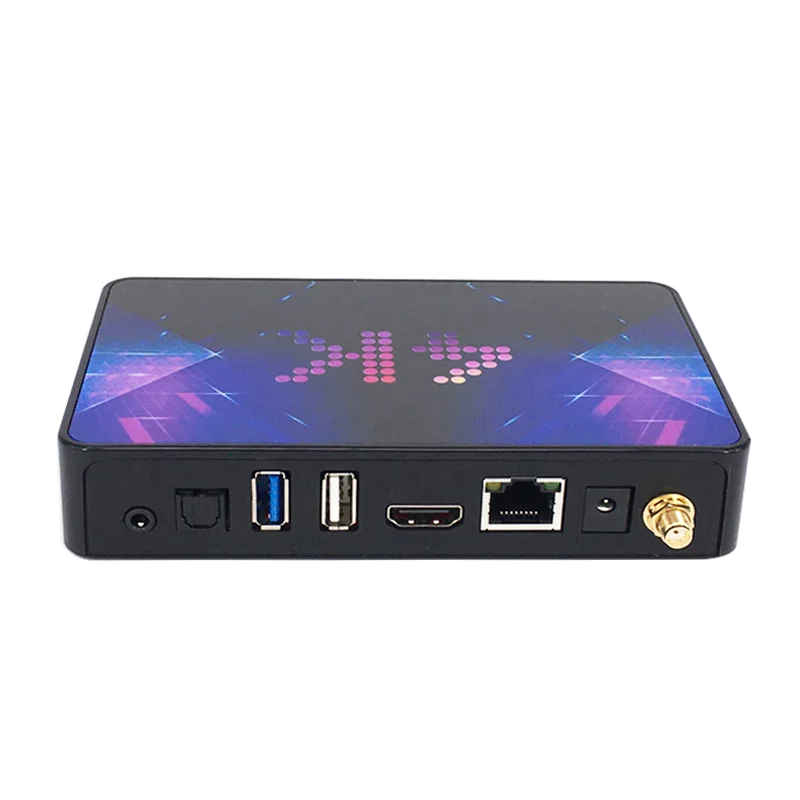 2023 New China IPTV Android Linux dual operating system tv box Black 2.4G/5G Dual WiFi Set Top Box
