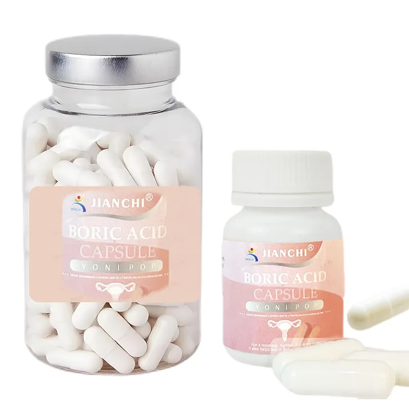 Hot selling vaginal suppositories pops female vaginal tightening care yoni capsule pops boric acid capsule