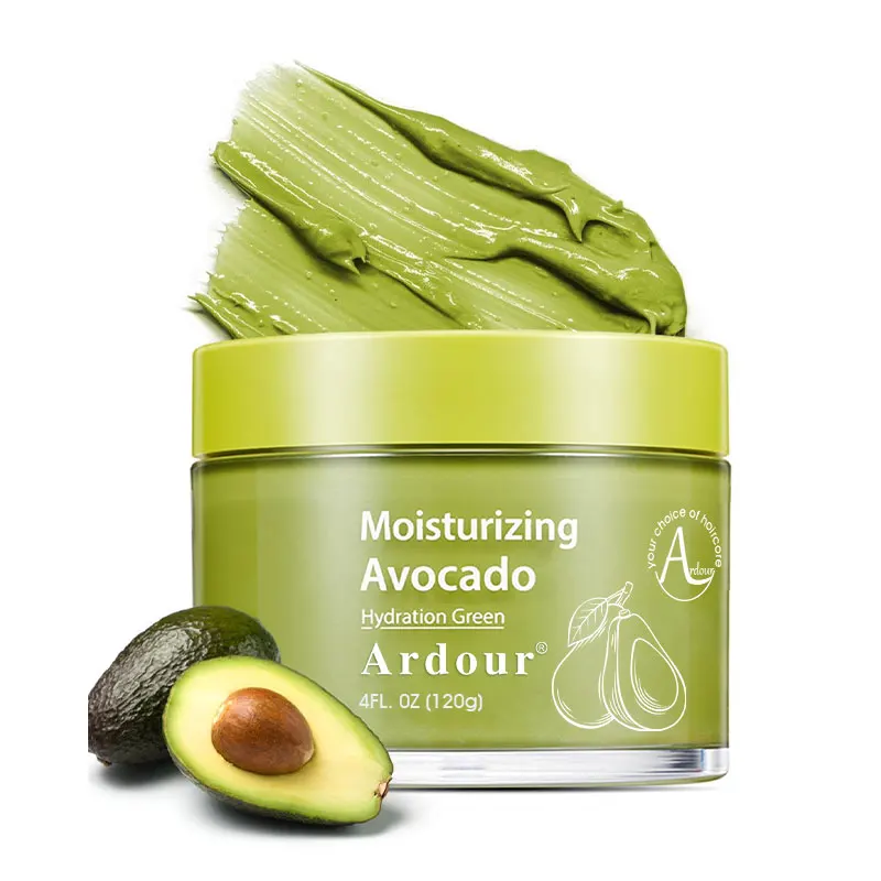 OEM Deep Pore Cleansing Detox Clay Mask with Bentonite, Kaolin Clay and Avocado Moisturizing Avocado Clay Mask