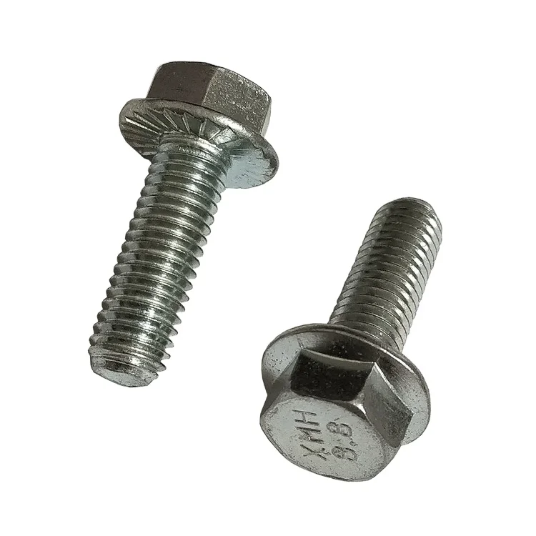 High Quality DIN6921 Hex Flange Bolts Hexagon Full Thread Flange Bolts