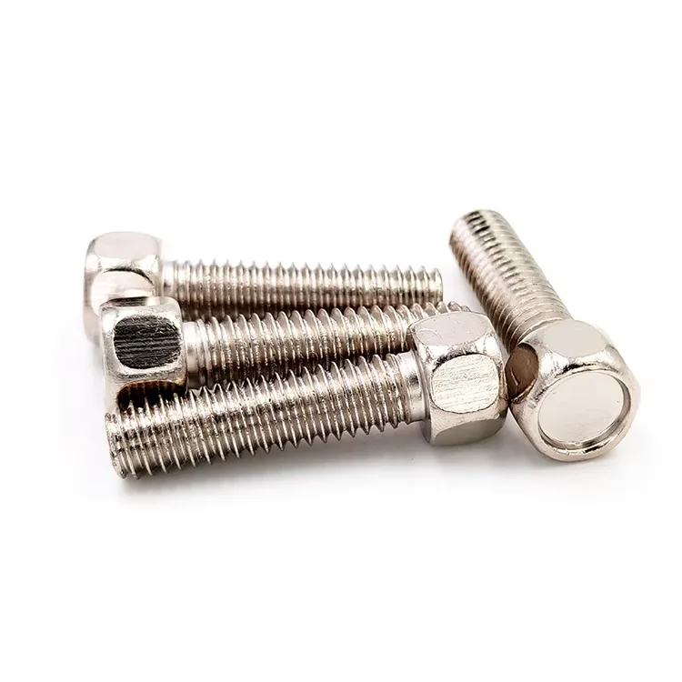 High Tensile Titanium DIN933 DIN934 Nickel Plated Hex head cheese head coat hanger Bolt with Thread Forming  Bolts And Nuts