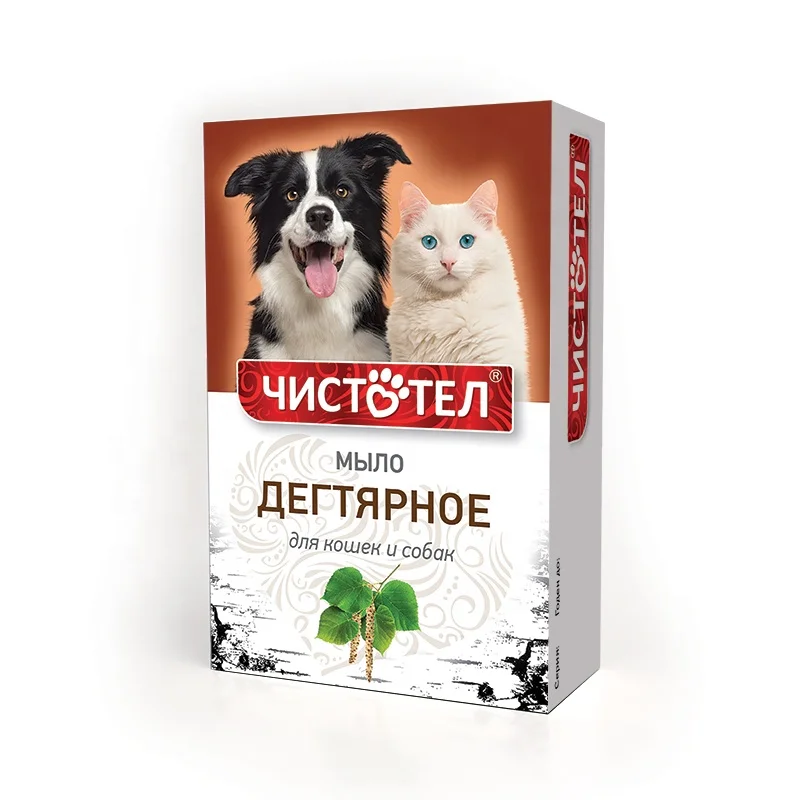 Мыло CHISTOTEL «Смола» 80 г для чистки домашних животных, мыло для собак и кошек
