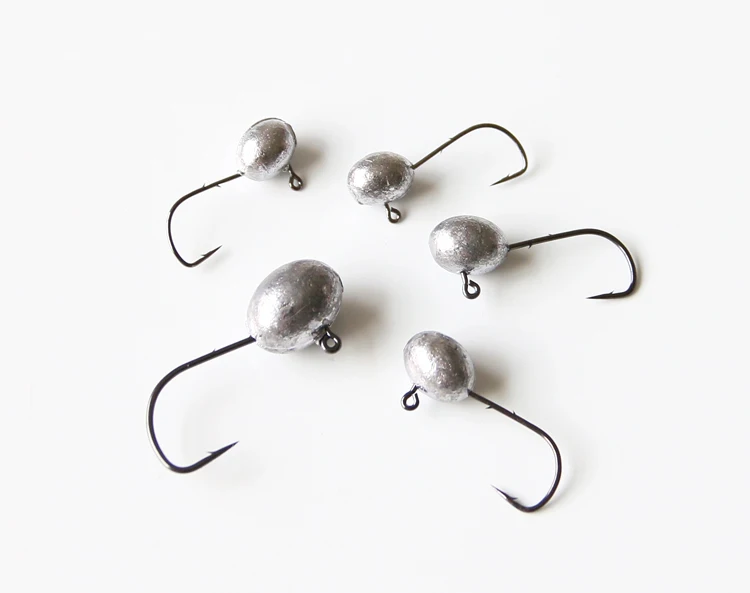 Sportpro Jig Head Fishing Slow Fall Pitch Saltwater Vertical Lead Fishing Hooks Rig Jig Head