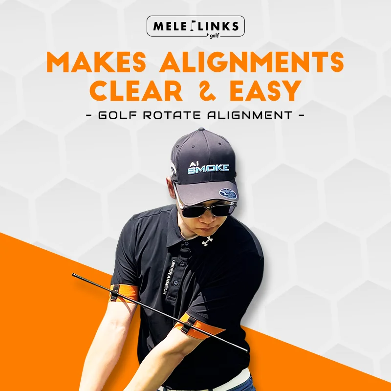 Melelinks Golf Rotation Detector Golf Rotary Aligner Correct Rotator For Golf Swinggolf Rotation Indicator