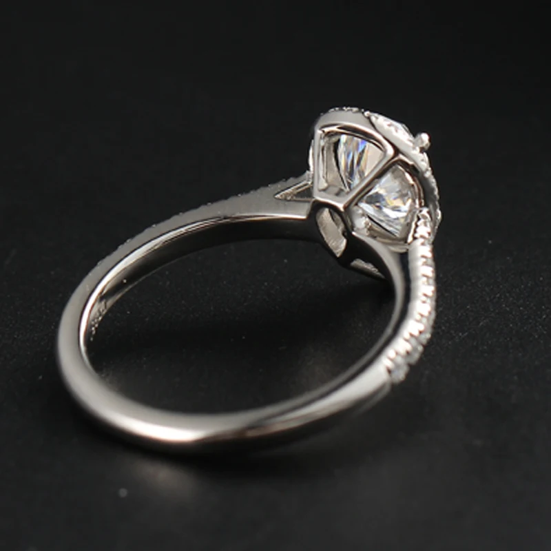 Hot Sale Custom Rings Design 9/10/14/18k  Gold Lab Grown Diamond 1-5ctMoissanite Jewelry Wedding Band Ring