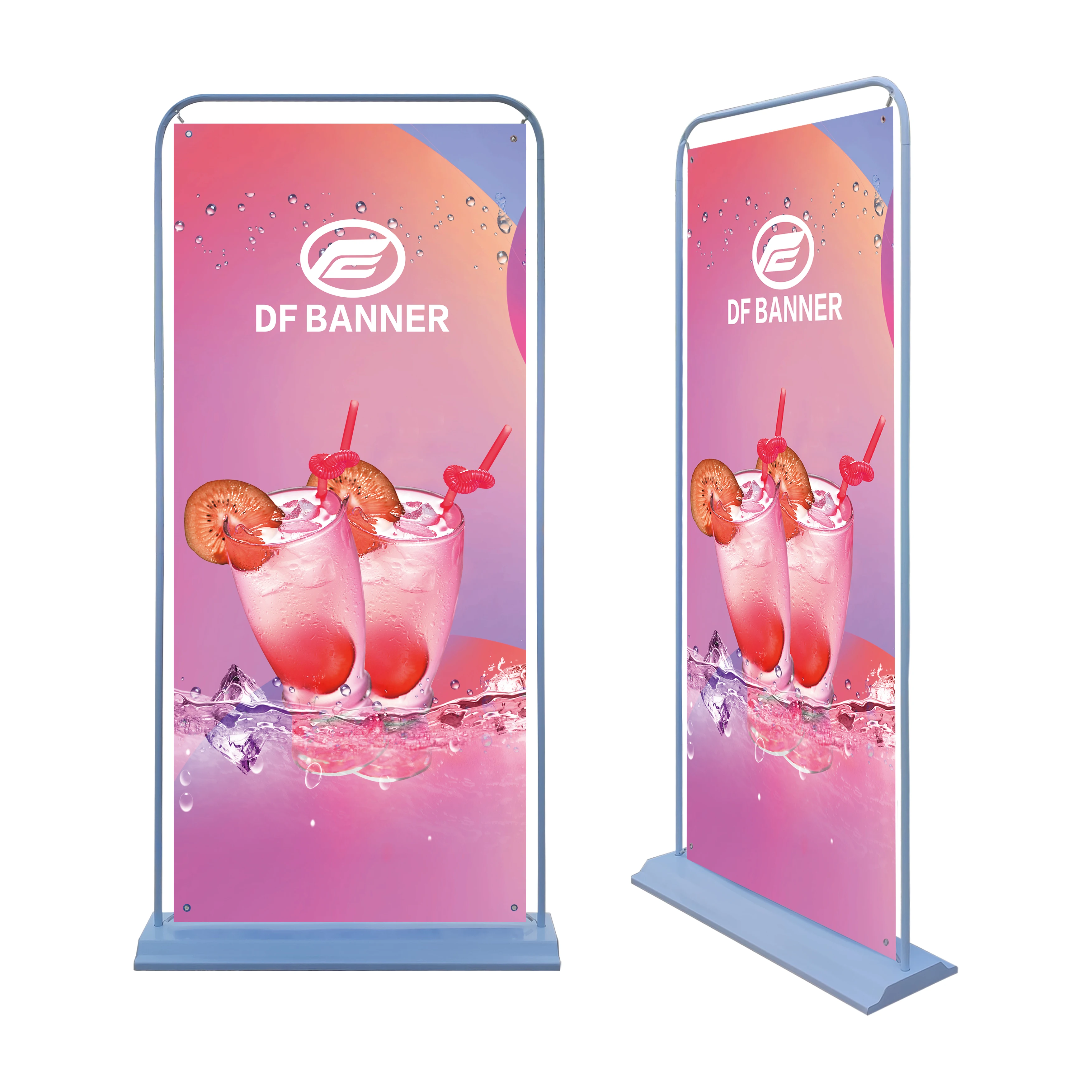 The New Listing Advertising Display Door Shape Banner Stand Outdoor