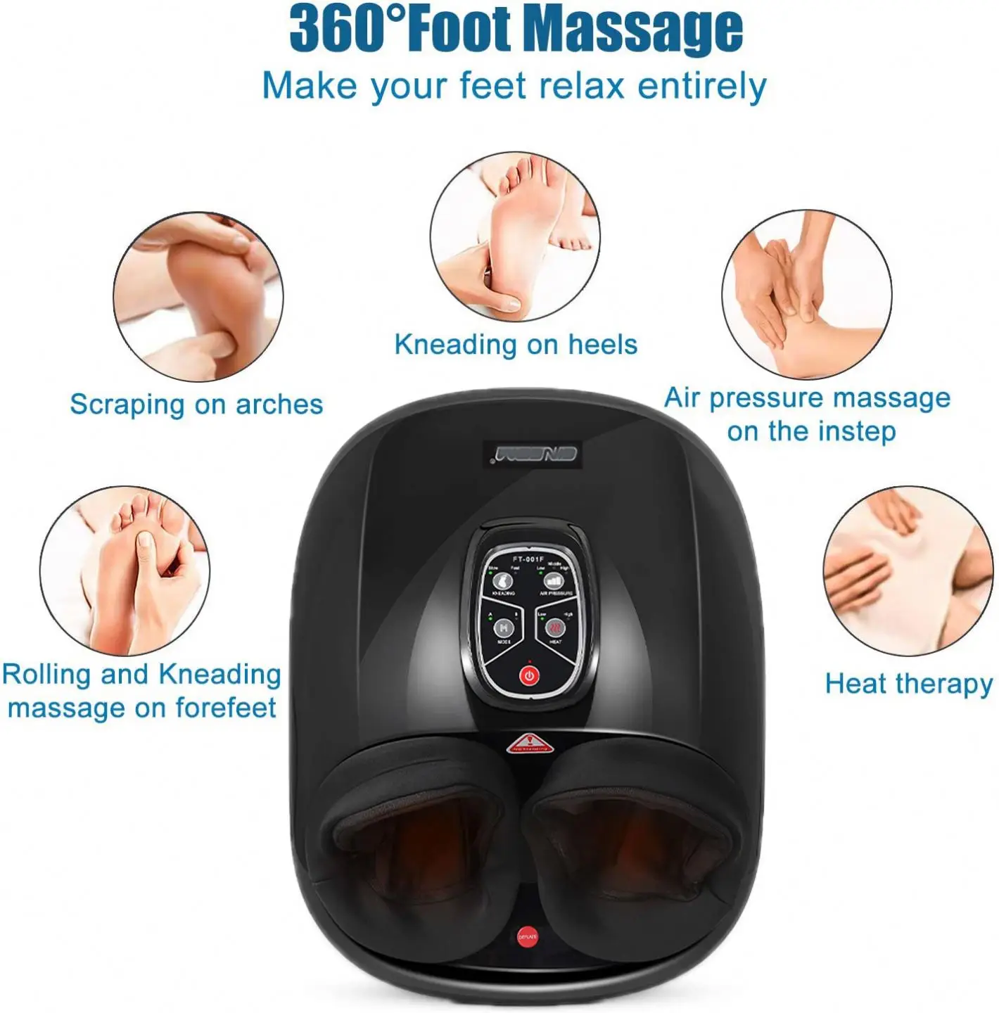 Massage Vibrating Leg Machine Heated Malaysia Pedicure Spa Vibro Equipment Heating  New Foot Massager