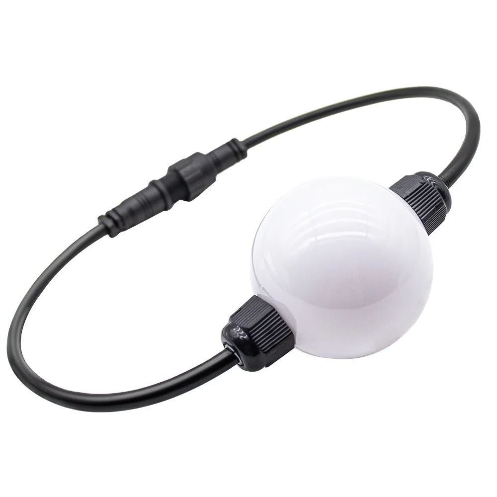 50mm RGB Pixel Light Ball  24Vdc 360 View Angle SPI/DMX512 Protocol