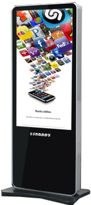 2024 New Cheap Digital Signage Floor Standing Touch Kiosk WiFi LCD Advertising Display for Outdoor Advertising Screen Players