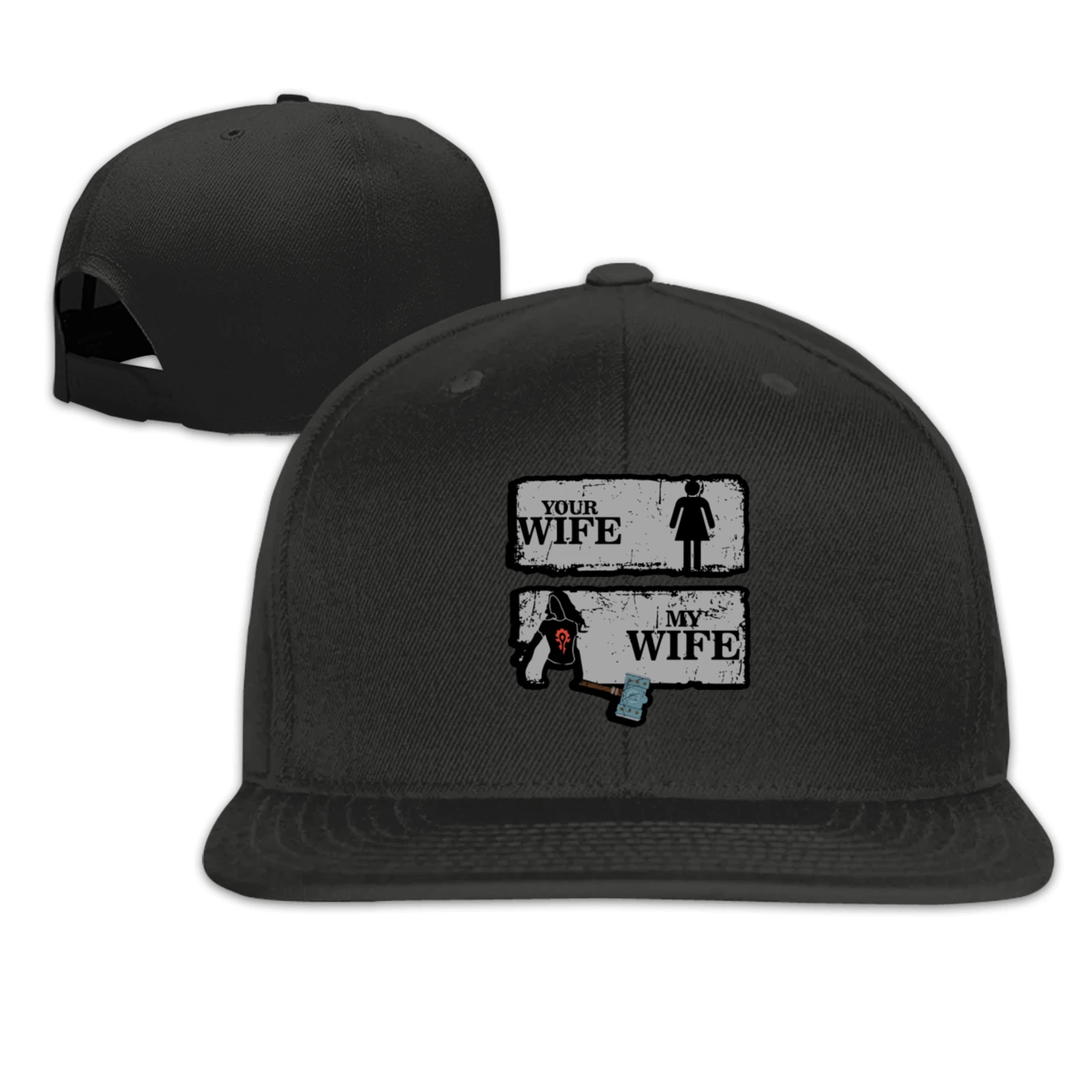 
Mens Women Caps hat baseball Your Wife My Wife Mother laser tennis distressed casquette homme screw wave newsboy filling branded 