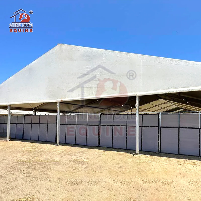 Equestrian Equipment Sliding Barn Standard Bamboo Temporary Horse Stable Door