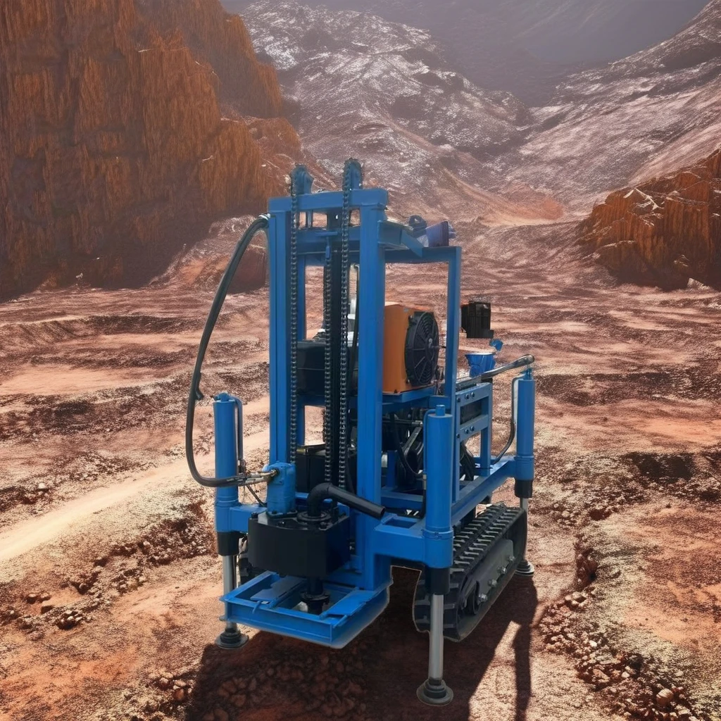 2024 New Arrival 35hp Max.150m Depth Trailer Mounted Hydraulic Water Well Drilling Rig for Construction Works