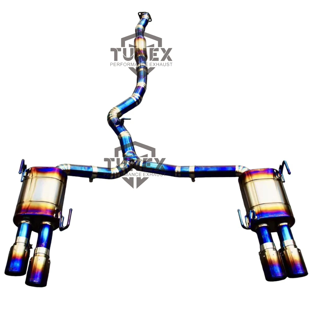 Titanium Alloy high-performance Valved Cat-back Exhaust Pipes for Subaru WRX STI