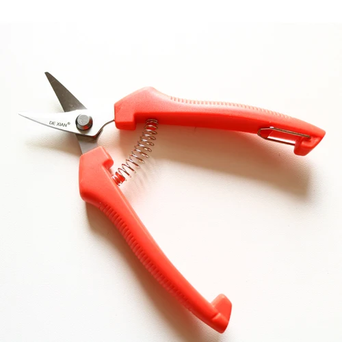 Factory Direct Wholesale Stock Stainless Steel Pruning Shears Picking Fruit Grape Fruit Branches Garden scissors