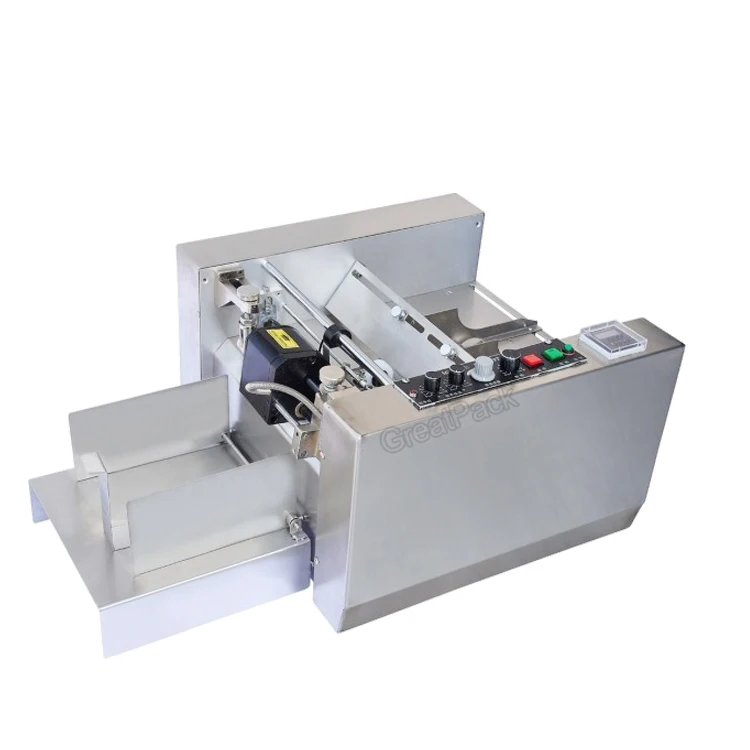 automatic embossing and solid ink date coder/ carton coding machine