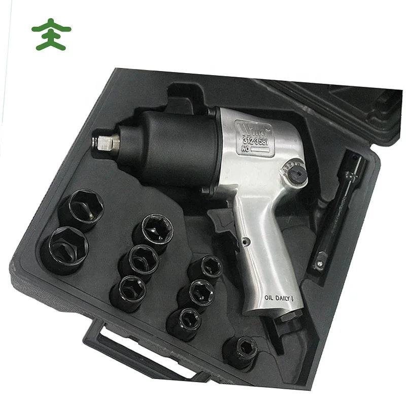 Industrial Air Tools Air Wrench 1/2inch 65kg double hammer type Heavy-duty pneumatic wrench Tire repair tool