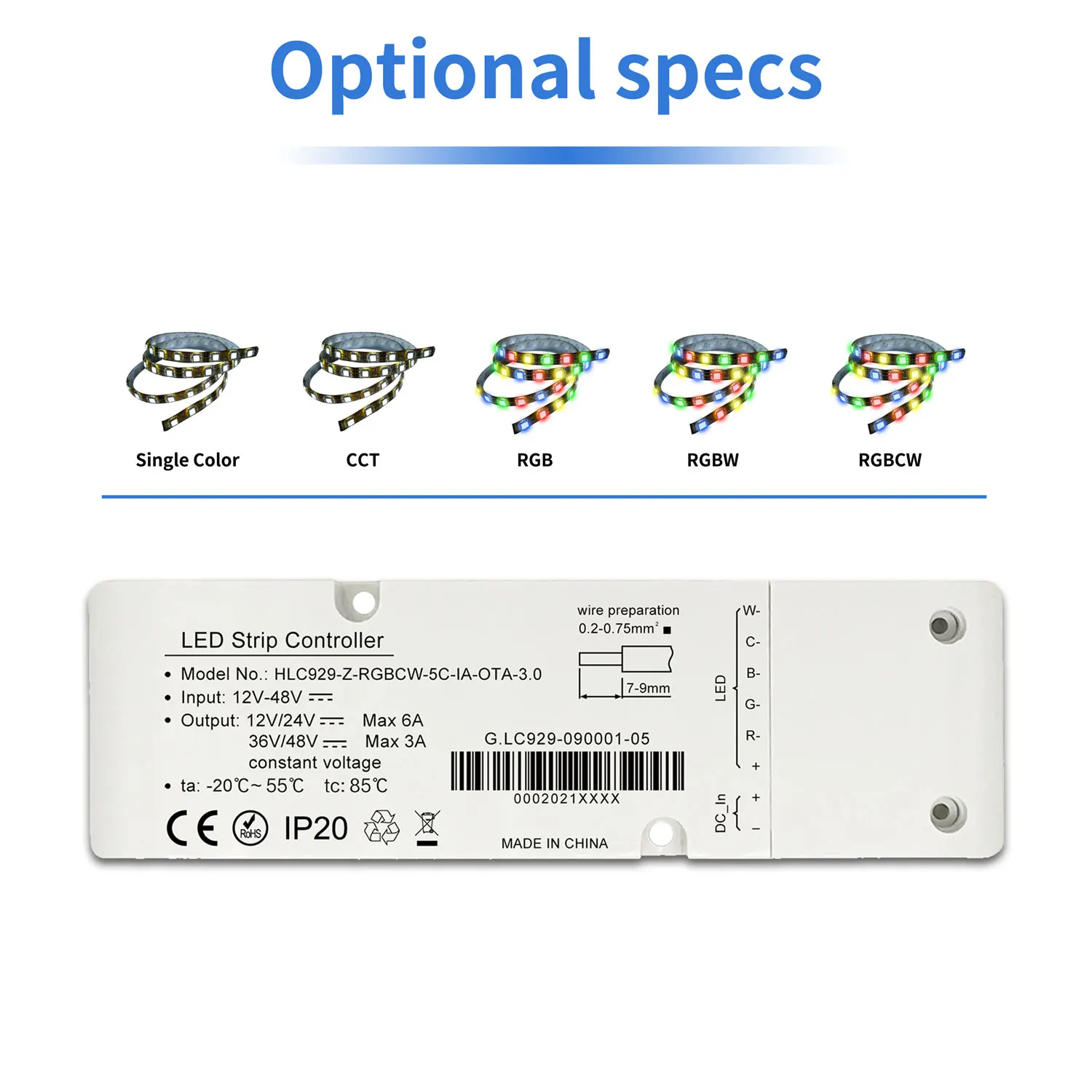 Zigbee 2.4g Strip Controller Dc 12-48v Zigbee Rgb Led Controller Wifi Smart Home System