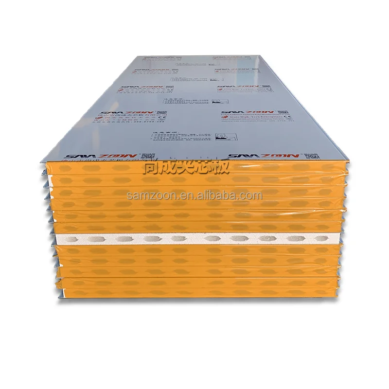 Customized Sip Panels Waterproof Fireproof Anticorrosive Durable Insulated Magnesium Oxysulfide MOS Sandwich Panel