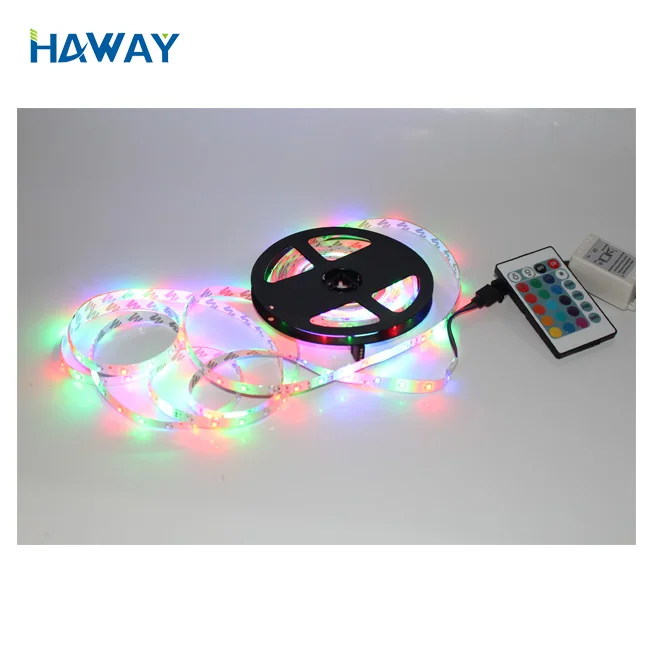 LED Strip Lights, 16.4ft RGB LED Light Strip 5050 LED Tape Lights, Color Changing LED Strip Lights with Remote for Home Lighting