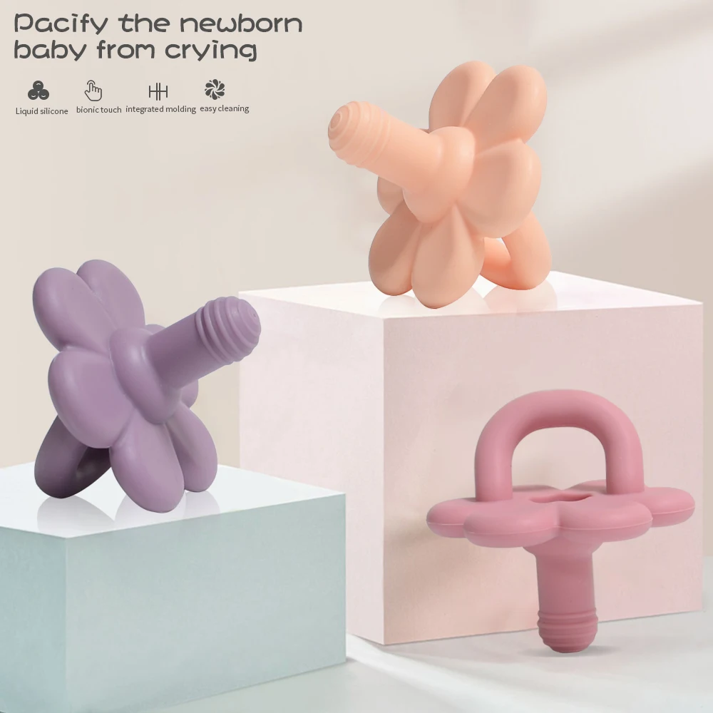 Baby Supplies Soft Silicon Appease Transparent Dummy Nipple Teat Infant Baby Pacifier