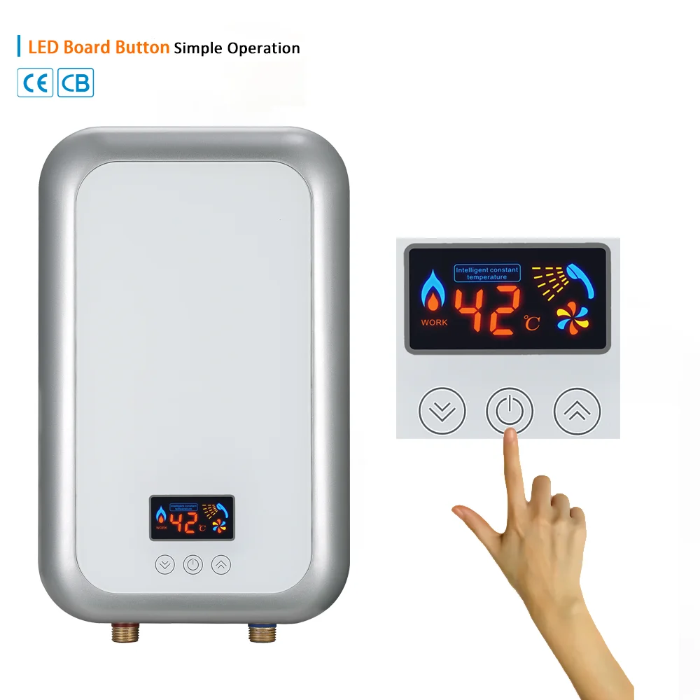 High Quality Best Price Instant Electric Hot Tankless Water Heater Shower Head for Bathroom Kitchen