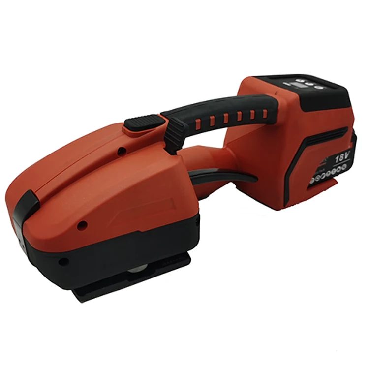 Electric Cordless Strapping Tool Fit For PP PET Adjustable Tight Force And Welding Time  High Power Operated Strap Machine
