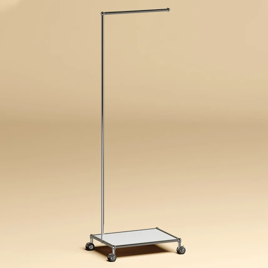 Kainice custom size fashion boutique shoe and coat rack drying hangers stand shop interior design metal display rack