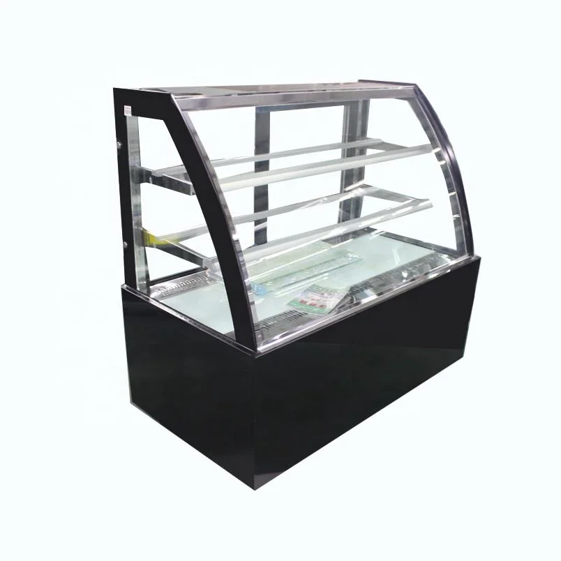 Bakery Shop Showcase Single Temperature Air Cooling donut cake display cooler