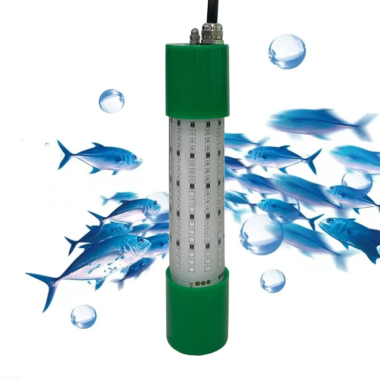 High quality green color IP68 LED fishing light DC12V Underwater luring fishing Light Night Light