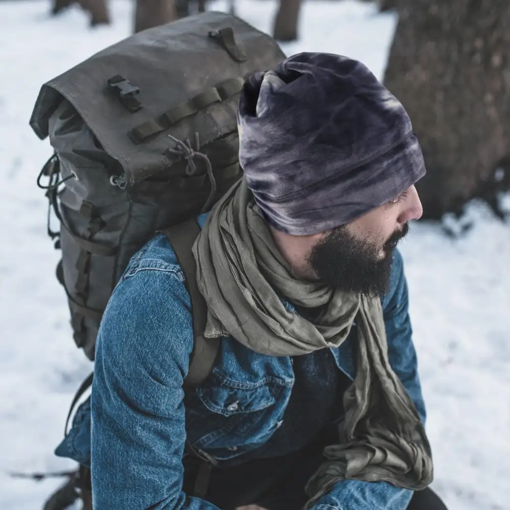 YIPINU Bandana Cycling Head Scarf Printing Seamless Bandana Neck Warmer Neck