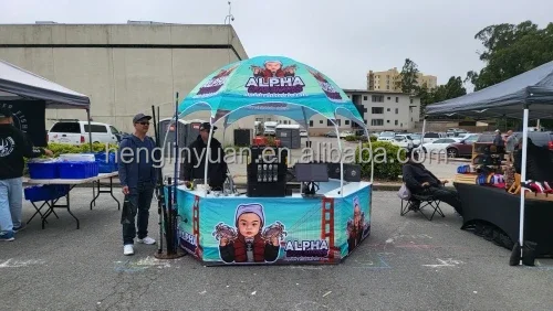 Dome Kiosk Canopy Tents Trade Show Booth Hexagon Promotional Tent