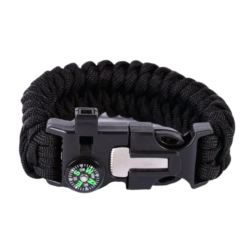 XIWANG 550 sports survival paracord bracelet with whistle buckle paracord bracelet