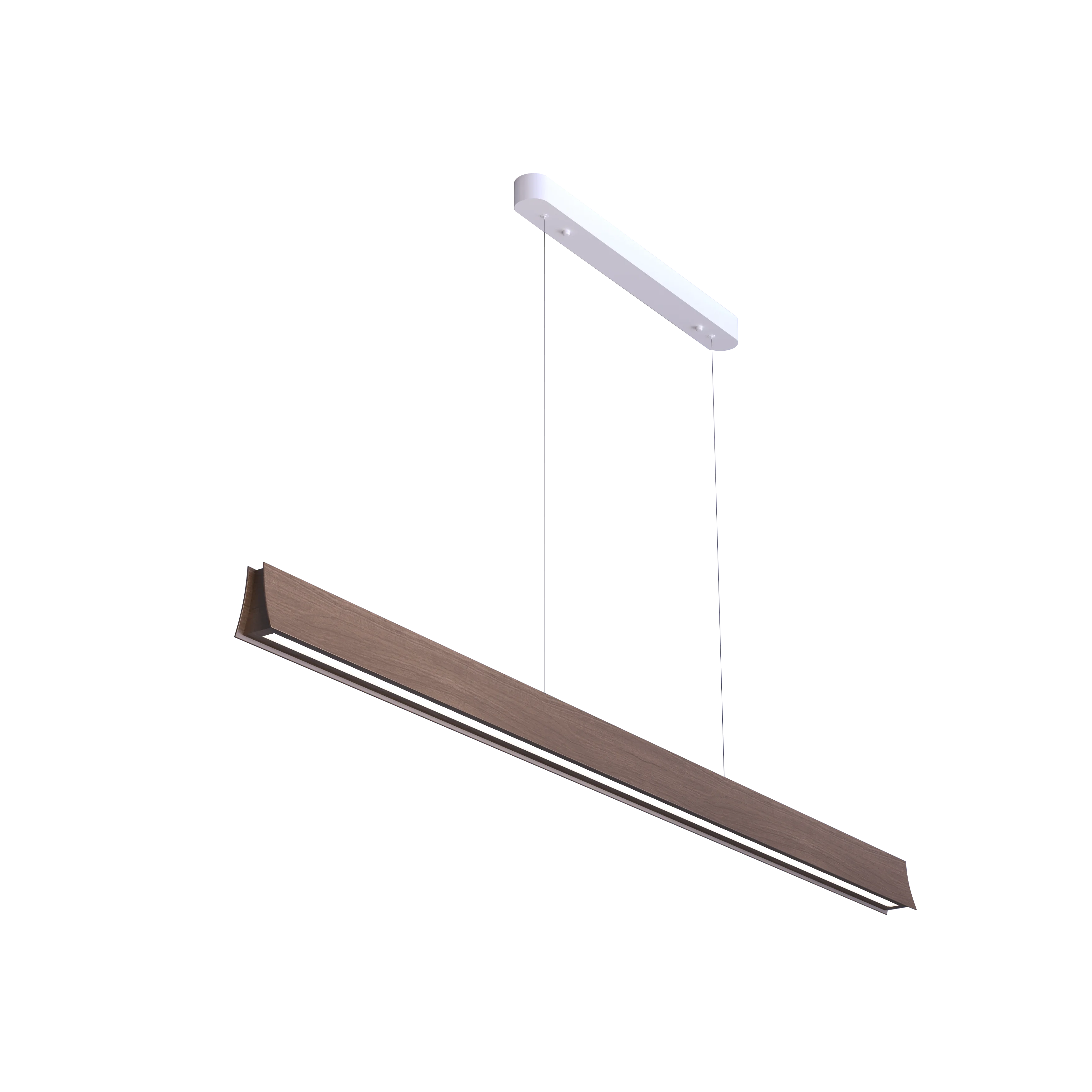 Luxury Design Solid Wood Pendant Linear Lamp Timber Style 220V Switch & Remote Control Indoor Home Hotel Bar Villa Decoration