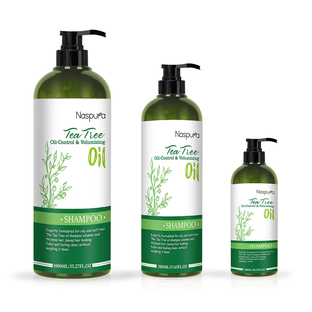 2021 best hot selling natural china wholesale manufacturer herbal deep cleansing tea tree oil hair shampoo