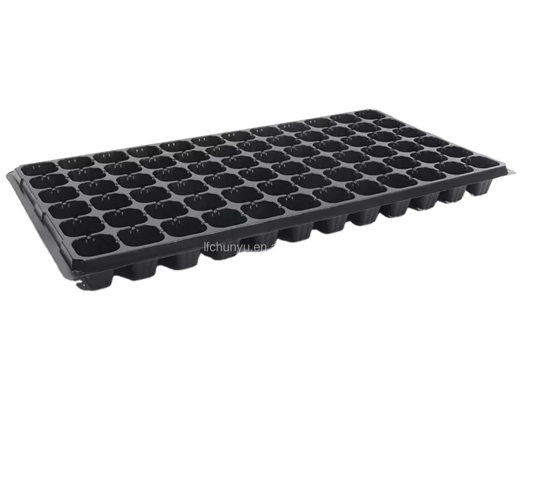 72 cells Nursery trays PET PP PS seeding trays high quality strong seeding trays