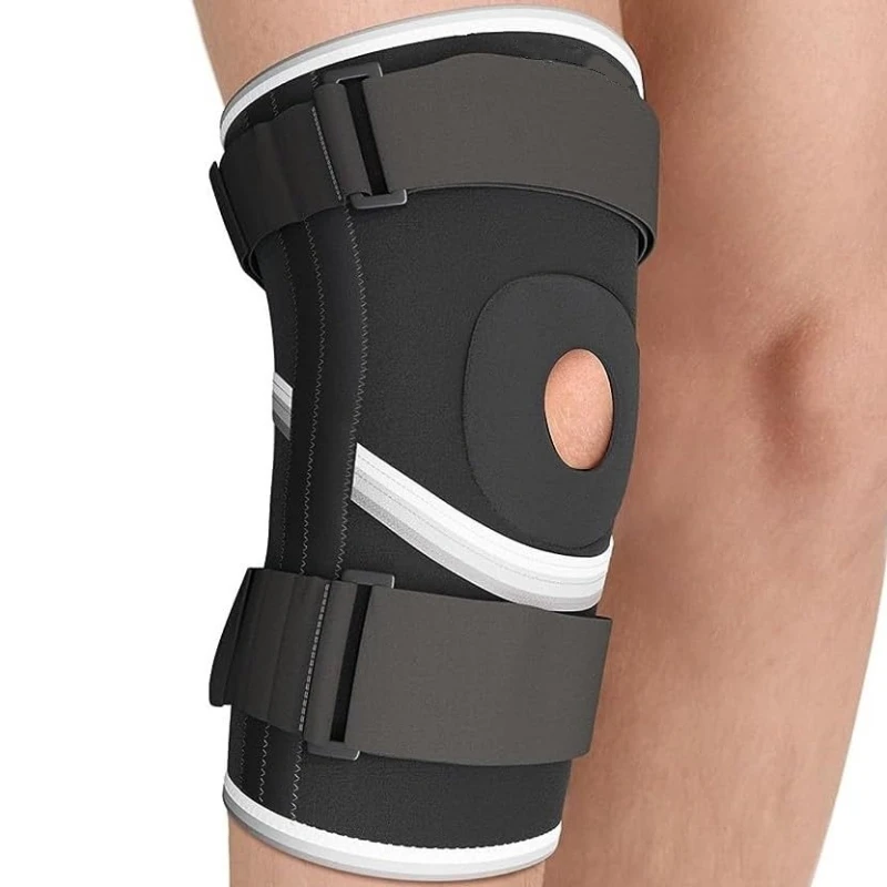 FSPG Adjustable Patella Knee Protection For Sport Running Breathable High Elastic Knee Brace