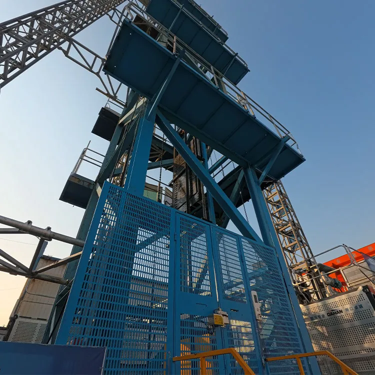 Specially Designed Variable Frequency 1600kg Construction Hoist for