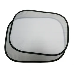 sublimation blank Polyester car Window sunshade for full color Sublimation ink printing