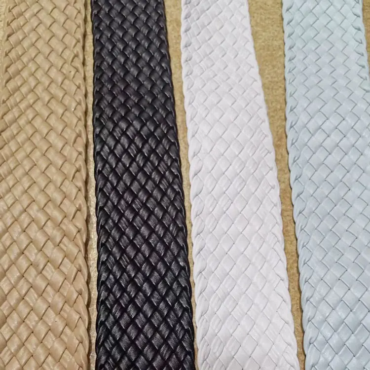 Shoes upper MOQ 500 yard wholesale ladies sandal shoes accessories knitted upper slipper woven upper