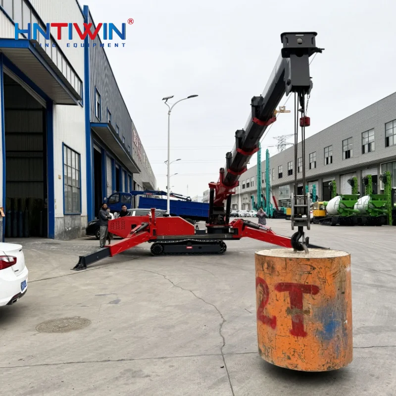 Китай завод HNTIWIN недорогой 2-тонный 3-тонный 5-тонный 8-тонный гусеничный подъемник кран для продажи