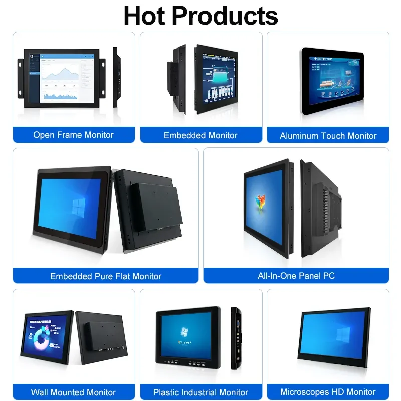 Wholesale price 10.4 inch touchscreen pc monitor RS232 X86 generation4 i5 industrial all in one pc waterproof panel pc