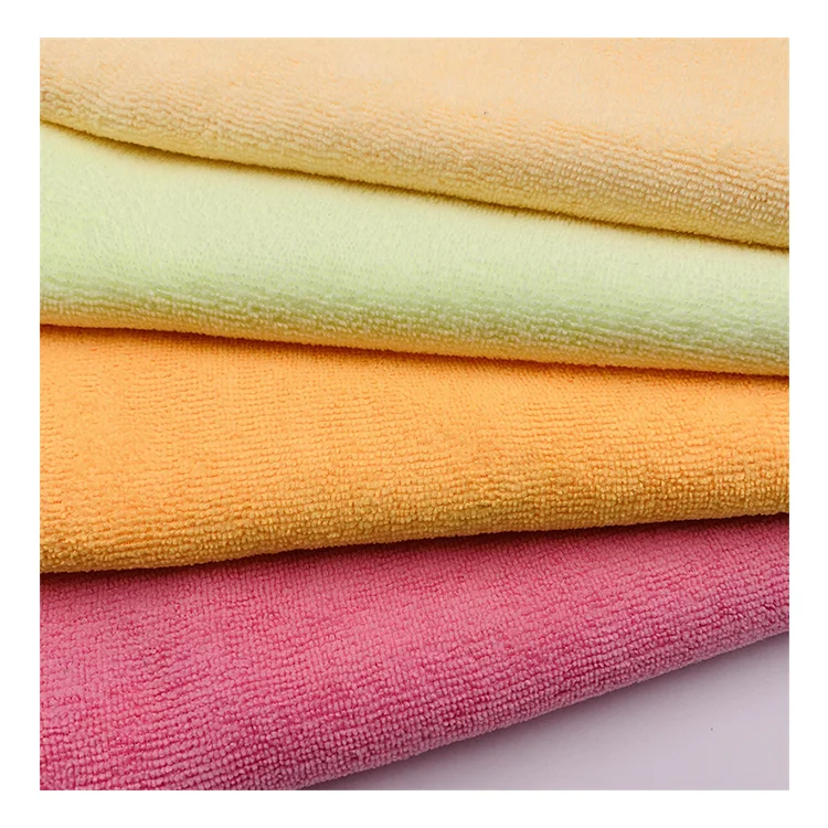 100 Anti Bacterial Sustainable Organic Knitting 95% Bamboo 5% Spandex Microfiber Towel Fabric