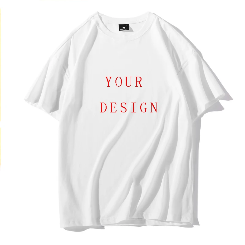Высокое качество OEM Мужская Однотонная футболка на заказ Печать 200gsm 100% хлопок на каждый день футболка пустые футболки