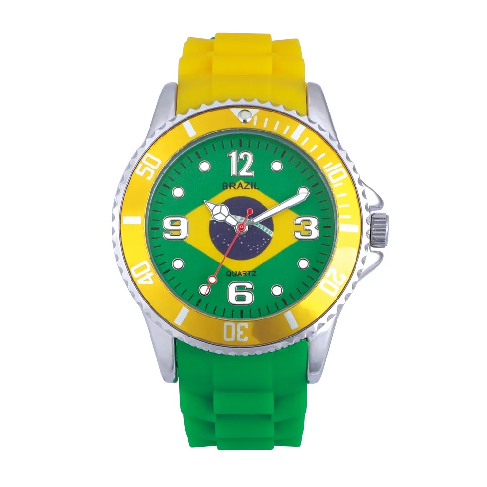 Часы Reloj с вращающимся корпусом и силиконовым ремешком для занятий