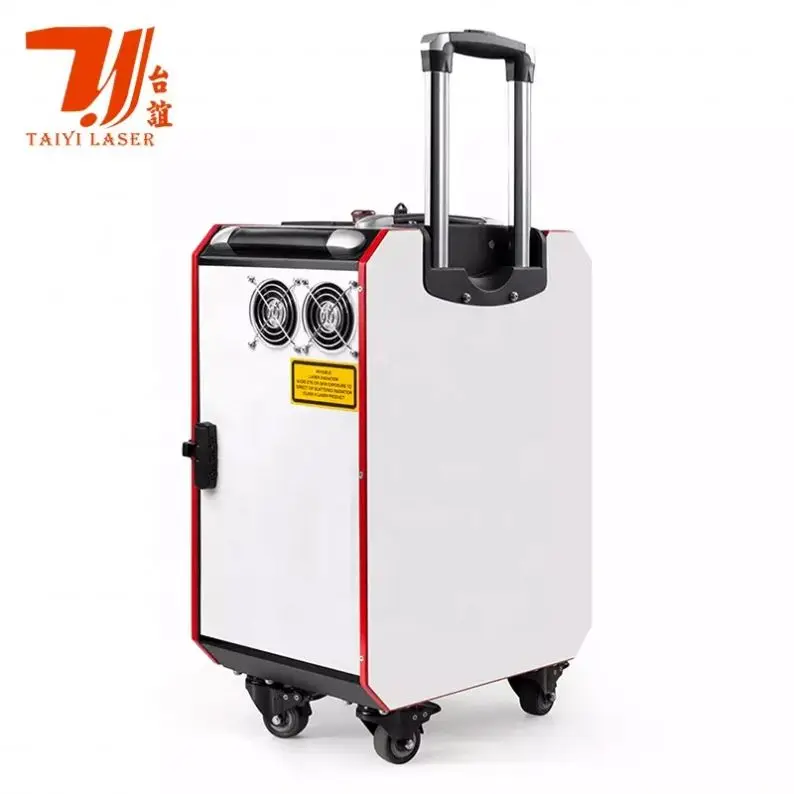 Canton Fair Promotion MINI Handheld  Fiber Laser Cleaning Laser Rust Removal Machine for Boat