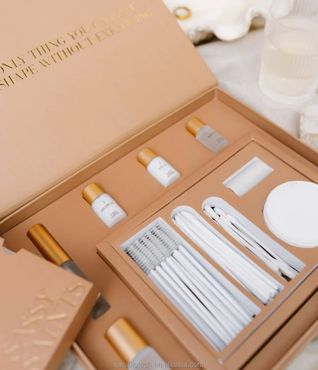 Lami sodium bromate free formula lash lift brow lamination kit free sample customization supplied