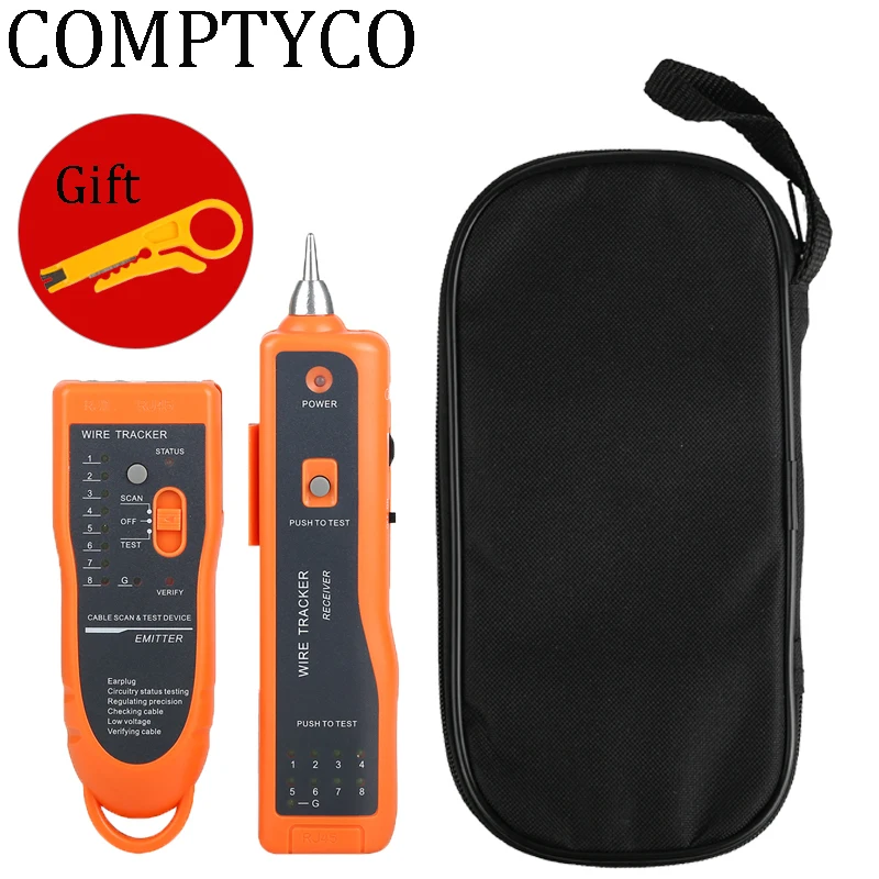 New LAN Network Cable Tester Cat5 Cat6 RJ45 UTP STP Detector Line Finder Telephone Wire Tracker Tracer Diagnose Tone Tool Kit A