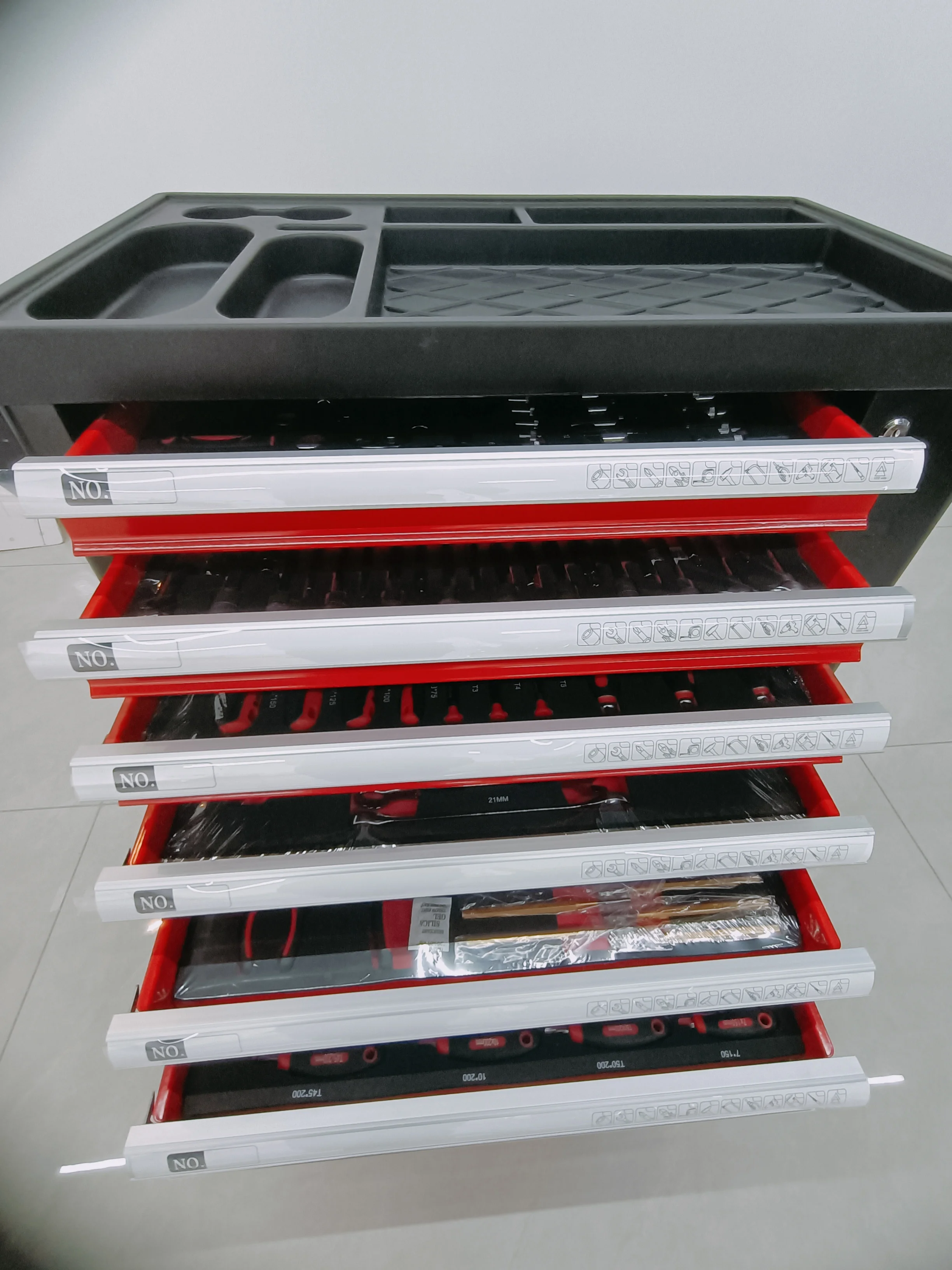 CE 420 Pcs Auto Repair Tool Sets Rolling Box with Wheel Heavy Duty Stainless Steel Tool Chest/cabinet /cart/ trolley