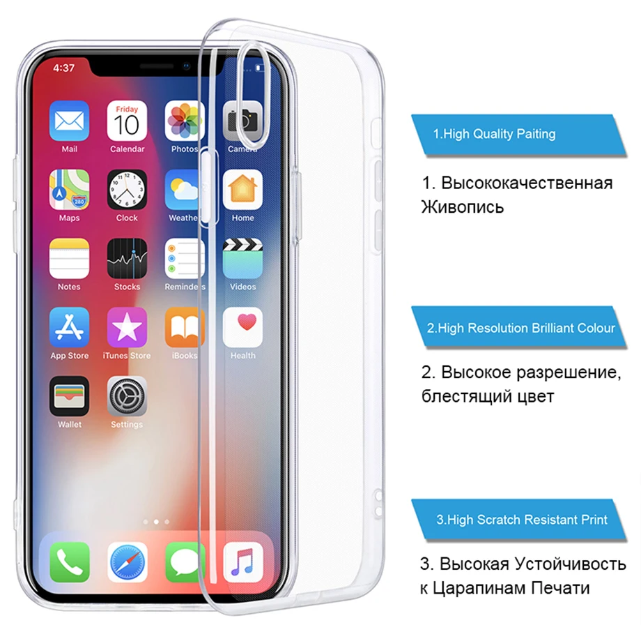 Mobile Cover Supplier Cellphone Casing Cell Phone Soft TPU Silicone Clear Transparent Shockproof Case For IPhone XR XS Max