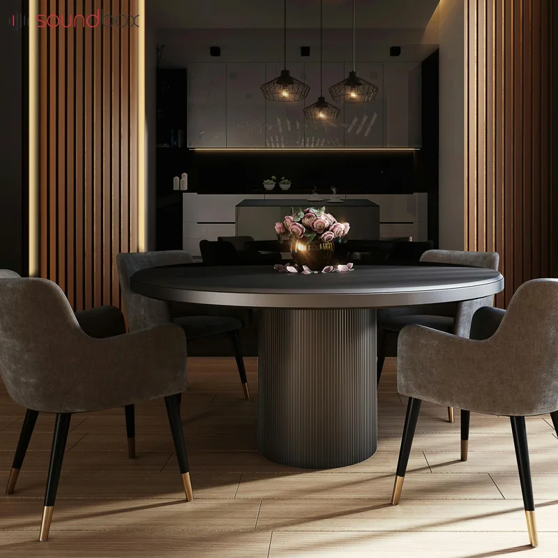 Soundbox solid hardwood floors boards cork floor pvc wpc board acoustic timber wide flooring